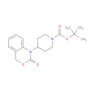 TERT-BUTYL 4-(2-OXO-2,4-DIHYDRO-1H-BENZO[D][1,3]OXAZIN-1-YL)PIPERIDINE-1-CARBOXYLATE