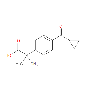 2-(4-(CYCLOPROPANECARBONYL)PHENYL)-2-METHYLPROPANOIC ACID