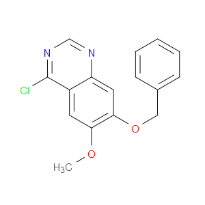 7-(BENZYLOXY)-4-CHLORO-6-METHOXYQUINAZOLINE