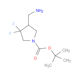 TERT-BUTYL 4-(AMINOMETHYL)-3,3-DIFLUOROPYRROLIDINE-1-CARBOXYLATE - Click Image to Close