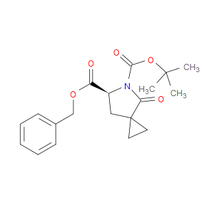 6-BENZYL 5-TERT-BUTYL (6S)-4-OXO-5-AZASPIRO[2.4]HEPTANE-5,6-DICARBOXYLATE