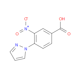 3-NITRO-4-(1H-PYRAZOL-1-YL)BENZOIC ACID