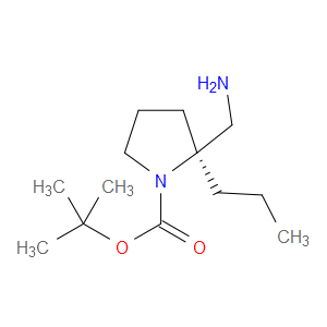 TERT-BUTYL (2S)-2-(AMINOMETHYL)-2-PROPYLPYRROLIDINE-1-CARBOXYLATE - Click Image to Close