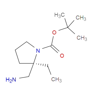 TERT-BUTYL (2R)-2-(AMINOMETHYL)-2-ETHYLPYRROLIDINE-1-CARBOXYLATE - Click Image to Close