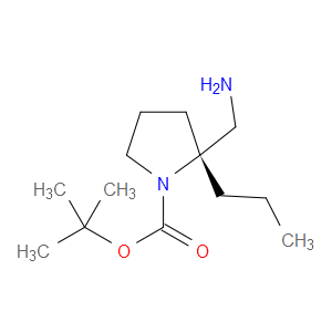 TERT-BUTYL (2R)-2-(AMINOMETHYL)-2-PROPYLPYRROLIDINE-1-CARBOXYLATE - Click Image to Close