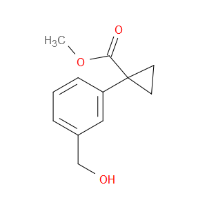 METHYL 1-[3-(HYDROXYMETHYL)PHENYL]CYCLOPROPANE-1-CARBOXYLATE - Click Image to Close