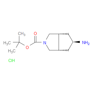 TRANS-5-AMINO-2-BOC-HEXAHYDRO-CYCLOPENTA[C]PYRROLE HYDROCHLORIDE - Click Image to Close