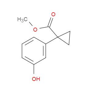 METHYL 1-(3-HYDROXYPHENYL)CYCLOPROPANE-1-CARBOXYLATE - Click Image to Close