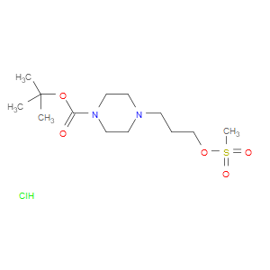 TERT-BUTYL 4-[3-(METHANESULFONYLOXY)PROPYL]PIPERAZINE-1-CARBOXYLATE HYDROCHLORIDE - Click Image to Close