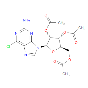 (2R,3R,4R,5R)-2-(ACETOXYMETHYL)-5-(2-AMINO-6-CHLORO-9H-PURIN-9-YL)TETRAHYDROFURAN-3,4-DIYL DIACETATE