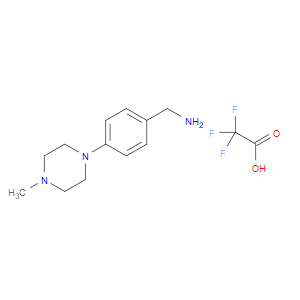 (4-(4-METHYLPIPERAZIN-1-YL)PHENYL)METHANAMINE 2,2,2-TRIFLUOROACETATE
