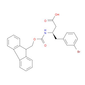 (R)-3-((((9H-FLUOREN-9-YL)METHOXY)CARBONYL)AMINO)-4-(3-BROMOPHENYL)BUTANOIC ACID - Click Image to Close
