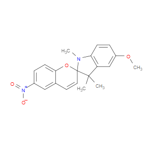 SPIRO[2H-1-BENZOPYRAN-2,2'-[2H]INDOLE],1',3'-DIHYDRO-5'-METHOXY-1',3',3'-TRIMETHYL-6-NITRO-