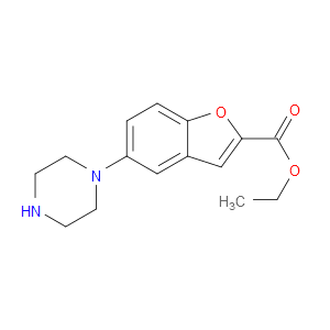ETHYL 5-(PIPERAZIN-1-YL)BENZOFURAN-2-CARBOXYLATE - Click Image to Close