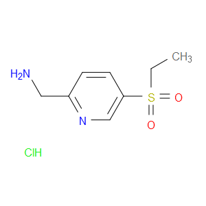 (5-(ETHYLSULFONYL)PYRIDIN-2-YL)METHANAMINE HYDROCHLORIDE - Click Image to Close