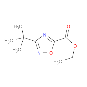 ETHYL 3-(TERT-BUTYL)-1,2,4-OXADIAZOLE-5-CARBOXYLATE - Click Image to Close