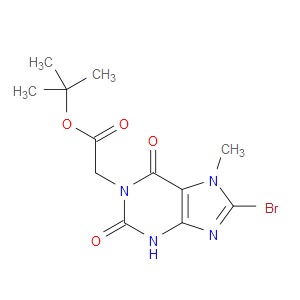 TERT-BUTYL 2-(8-BROMO-7-METHYL-2,6-DIOXO-2,3,6,7-TETRAHYDRO-1H-PURIN-1-YL)ACETATE