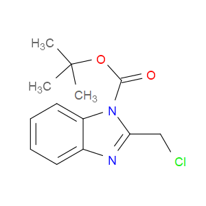 TERT-BUTYL 2-(CHLOROMETHYL)-1H-BENZO[D]IMIDAZOLE-1-CARBOXYLATE - Click Image to Close
