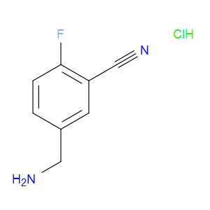 5-(AMINOMETHYL)-2-FLUOROBENZONITRILE HYDROCHLORIDE - Click Image to Close