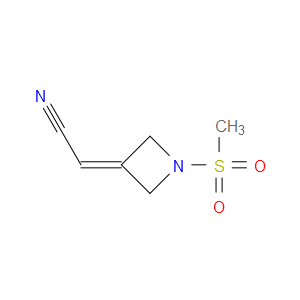 2-(1-METHANESULFONYLAZETIDIN-3-YLIDENE)ACETONITRILE