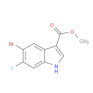 METHYL 5-BROMO-6-FLUORO-1H-INDOLE-3-CARBOXYLATE