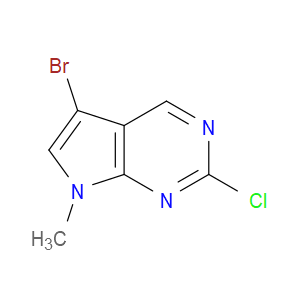 5-BROMO-2-CHLORO-7-METHYL-7H-PYRROLO[2,3-D]PYRIMIDINE