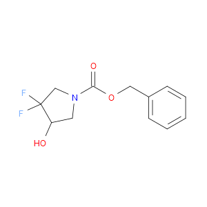 BENZYL 3,3-DIFLUORO-4-HYDROXYPYRROLIDINE-1-CARBOXYLATE