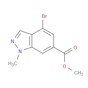 METHYL 4-BROMO-1-METHYL-1H-INDAZOLE-6-CARBOXYLATE - Click Image to Close