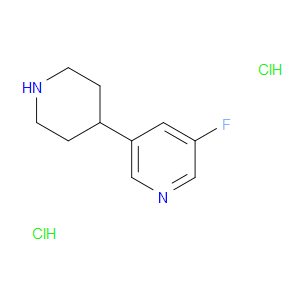 3-FLUORO-5-(PIPERIDIN-4-YL)PYRIDINE DIHYDROCHLORIDE - Click Image to Close