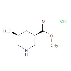 METHYL CIS-5-METHYLPIPERIDINE-3-CARBOXYLATE HYDROCHLORIDE