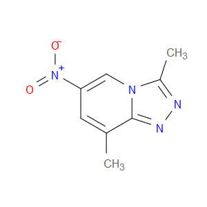 3,8-DIMETHYL-6-NITRO-[1,2,4]TRIAZOLO[4,3-A]PYRIDINE