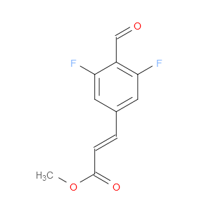(E)-METHYL 3-(3,5-DIFLUORO-4-FORMYLPHENYL)ACRYLATE - Click Image to Close
