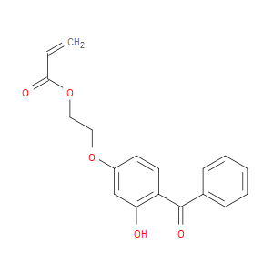 2-(4-BENZOYL-3-HYDROXYPHENOXY)ETHYL ACRYLATE - Click Image to Close