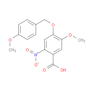 5-METHOXY-4-((4-METHOXYBENZYL)OXY)-2-NITROBENZOIC ACID