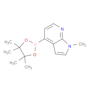 1-METHYL-4-(4,4,5,5-TETRAMETHYL-1,3,2-DIOXABOROLAN-2-YL)-1H-PYRROLO[2,3-B]PYRIDINE