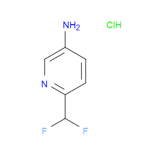 6-(DIFLUOROMETHYL)PYRIDIN-3-AMINE HYDROCHLORIDE - Click Image to Close