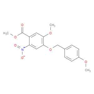 METHYL 5-METHOXY-4-((4-METHOXYBENZYL)OXY)-2-NITROBENZOATE