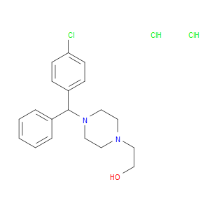 4-[(4-CHLOROPHENYL)PHENYLMETHYL]-1-PIPERAZINEETHANOL DIHYDROCHLORIDE - Click Image to Close