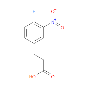 3-(4-FLUORO-3-NITROPHENYL)PROPANOIC ACID - Click Image to Close