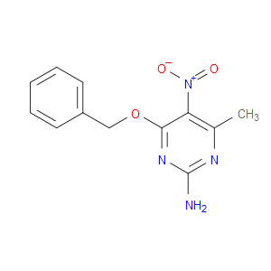 4-(BENZYLOXY)-6-METHYL-5-NITROPYRIMIDIN-2-AMINE