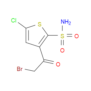 3-(2-BROMOACETYL)-5-CHLOROTHIOPHENE-2-SULFONAMIDE