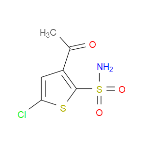 3-ACETYL-5-CHLOROTHIOPHENE-2-SULFONAMIDE - Click Image to Close