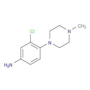 3-CHLORO-4-(4-METHYLPIPERAZIN-1-YL)ANILINE - Click Image to Close