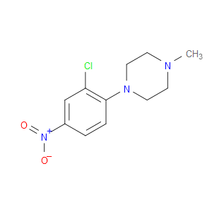 1-(2-CHLORO-4-NITROPHENYL)-4-METHYLPIPERAZINE