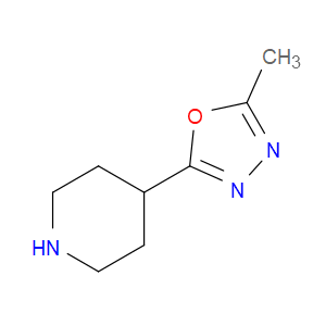 4-(5-METHYL-1,3,4-OXADIAZOL-2-YL)PIPERIDINE