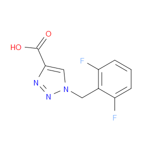 1-(2,6-DIFLUOROBENZYL)-1H-1,2,3-TRIAZOLE-4-CARBOXYLIC ACID - Click Image to Close