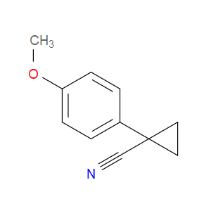 1-(4-METHOXYPHENYL)CYCLOPROPANECARBONITRILE