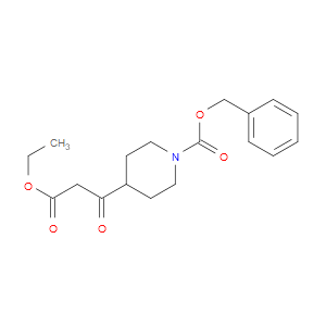 BENZYL 4-(3-ETHOXY-3-OXOPROPANOYL)PIPERIDINE-1-CARBOXYLATE