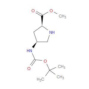 (2S,4S)-METHYL 4-((TERT-BUTOXYCARBONYL)AMINO)PYRROLIDINE-2-CARBOXYLATE - Click Image to Close
