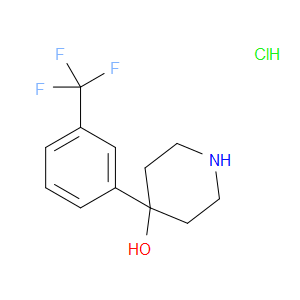 4-(3-(TRIFLUOROMETHYL)PHENYL)PIPERIDIN-4-OL HYDROCHLORIDE - Click Image to Close